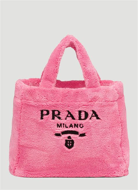 prada terry pink|Prada Terry tote bag Pink .